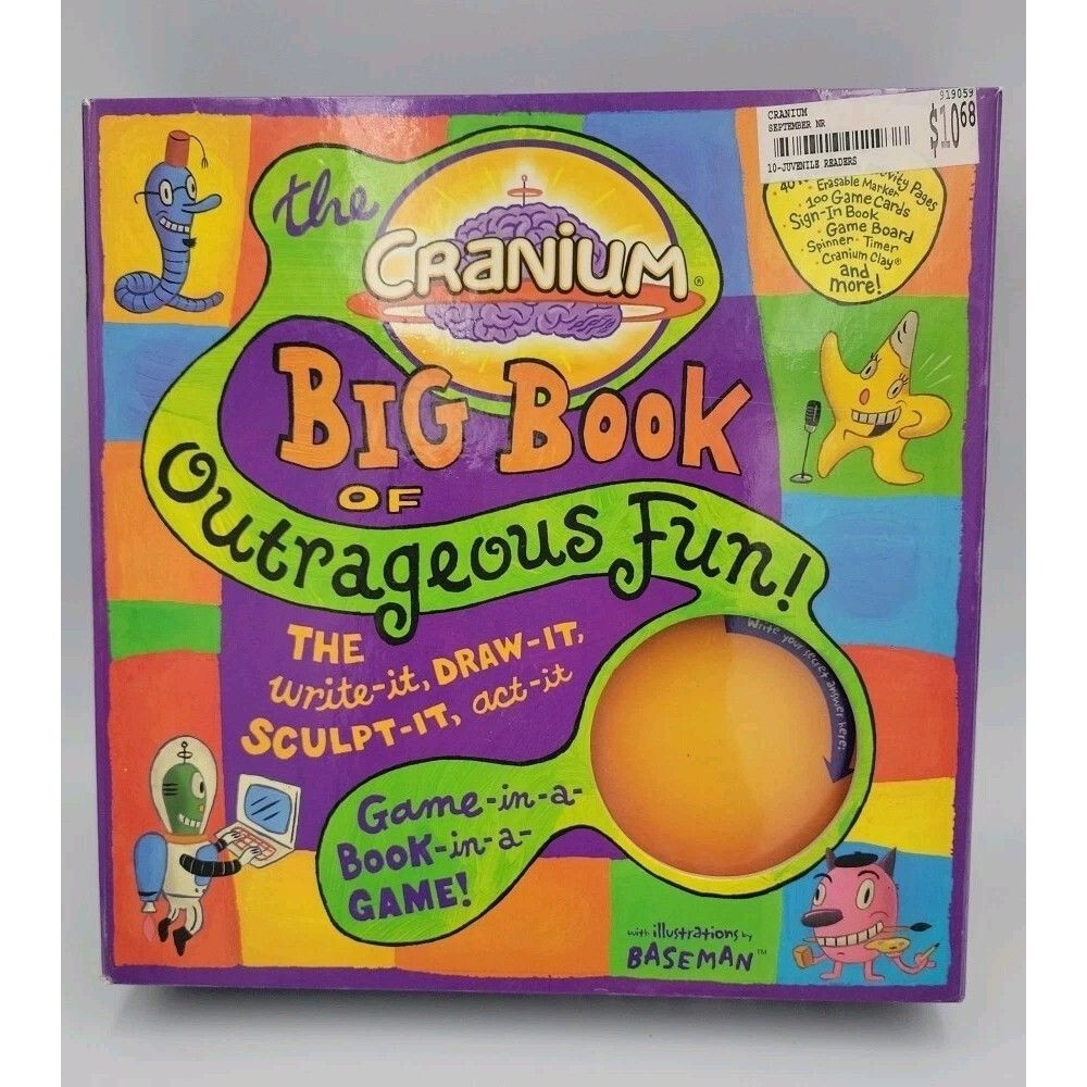 Cranium Big Book of Outrageous Fun!The Write-It Draw-It Sculpt-It Game in a Book